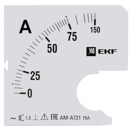 Шкала сменная для A721 750/5А-1,5 EKF