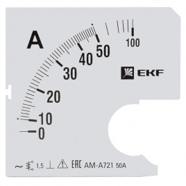 Шкала сменная для A721 60/5А-1,5 EKF 