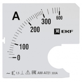 Шкала сменная для A721 300/5А-1,5 EKF