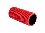 Труба гофр. двустенная ПНД d 40 с зондом (50 м/уп.) красная