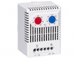 Термостат NO+NC (охлаждение и обогрев) на дин-рейку 10A 230В IP20 EKF 