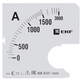Шкала сменная для A721 1500/5А-1,5 EKF