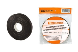 Изолента ХБ 19мм*21м двусторонняя (300 г) TDM