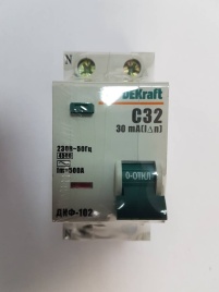Диф.автомат ДИФ-102 1N-032A-030-С DEKraft