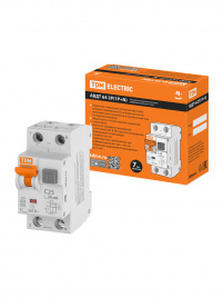 Диф.автомат АВДТ 64 C25 30мА тип А защита 265В TDM