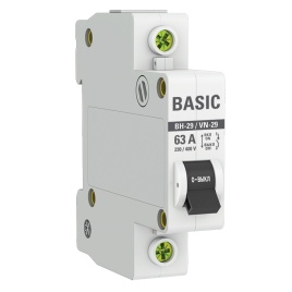 Выключатель нагрузки ВН-29 1P 63А EKF Basic