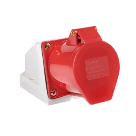 Розетка 114 3Р+РЕ 16А 380В IP 44 EKF