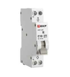 Диф.автомат АВДТ-63М 10А/10мА EKF