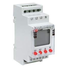 Реле контроля фаз RKF-2S с LCD-дисплеем (с нейтралью) EKF