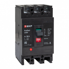 Выключатель LS63 15кА 3P 50А ProPact EKF