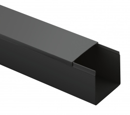 Кабель-канал ЭРА KK-B-60-60 черный 60x60мм 12м