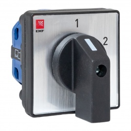 Кулачковый переключатель ПК-1-52 10А 2P "1-2" EKF 