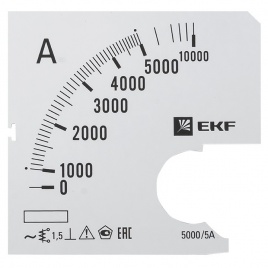 Шкала сменная для A961 5000/5А-1,5 EKF