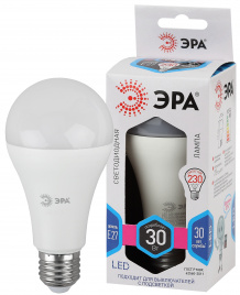 Лампа светодиодная ЭРА STD LED A65-30W-840-E27 30Вт груша нейтральный белый свет Е27