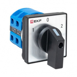 Кулачковый переключатель ПК-1-42 25А 2P "1-0-2" EKF