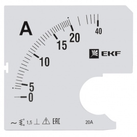 Шкала сменная для A961 80/5А-1,5 EKF PROxima