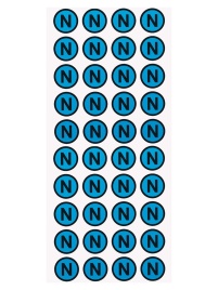 Символ "N" d=20мм TDM