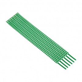 Хомут гибкий (20 шт.) зеленый FlexSTRAP EKF