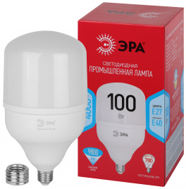 Лампа светодиодная POWER ЭРА RED LINE LED T140-100W-4000-E27/E40 R 100Вт колокол нейтральный белый свет E27/E40