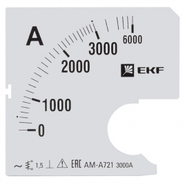 Шкала сменная для A721 3000/5А-1,5 EKF