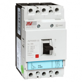 Выключатель AV POWER-1/3 16А 35kA TR