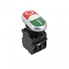 Кнопка LA32HND красно-зеленая "Пуск-Стоп" с подсветкой