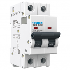 Выключатель HGD63M 2P 25А (C) 6кА Standard
