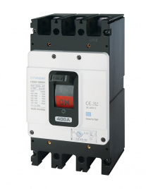 Выключатель HGM400S 400А, 65кА при 380В, 3P, расцепитель MTM-JF, прямое переднее подключение