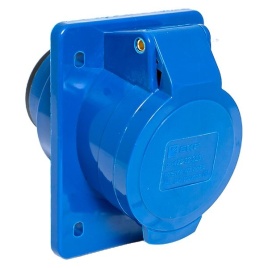 Розетка 423 2Р+РЕ 32А 220В IP44 EKF