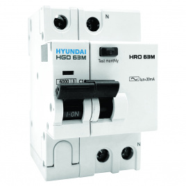АВДТ HRO63M 20А, 6кА, 30мА, 1P+N, хар-ка C, тип AC (Standard)