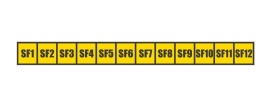 Таблица символов "SF1 - SF12" (12шт)