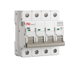 Выключатель AV-6 4P 63A (D) 6kA EKF AVERES