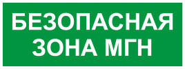 Самоклеящаяся этикетка ЭРА INFO-SSA-124 330х120мм Безопасная зона МГН SSA-101/DPA-301