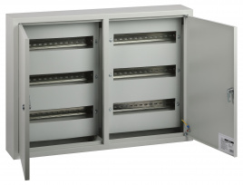 Корпус металлический навесной ЭРА ЩРН-90 2-х дверный (500х680х120) IP31 УХЛЗ серый