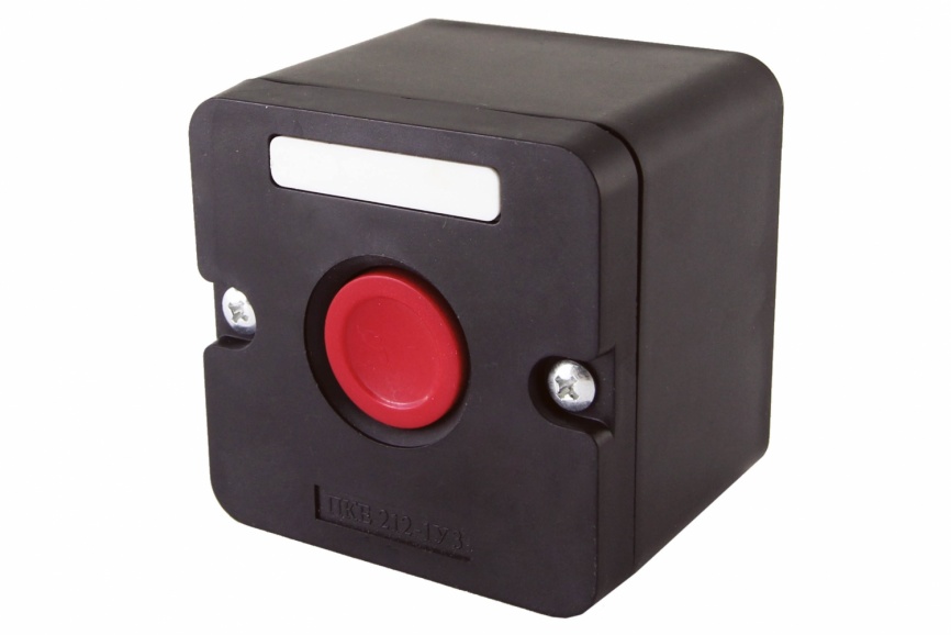 Пост кнопочный ПКЕ 212-1 красный IP40 TDM фото 1