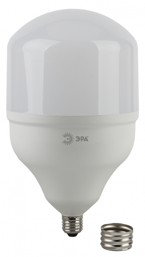 Лампа светодиодная POWER ЭРА STD LED T160-65W-4000-E27/E40 65Вт колокол нейтральный белый свет Е27/Е40 фото 1