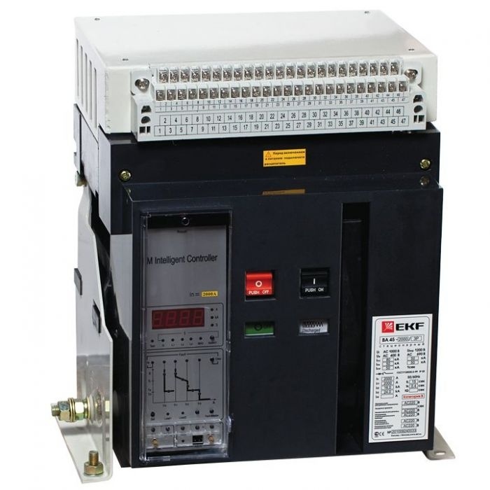 Автоматический выключатель ВА-45 3200/2500А 3P 80кА стационарный EKF фото 1