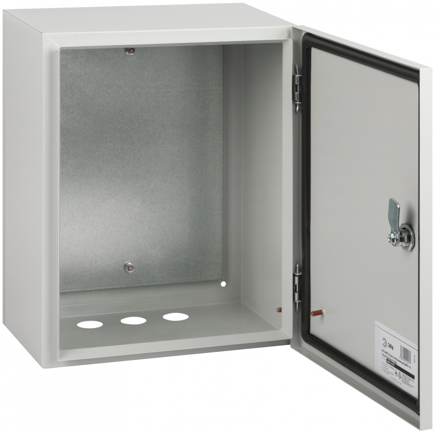 Корпус металлический ЭРА SIMPLE ЩМПг-1-0 (395х310х220мм) IP54 У2 серый фото 1