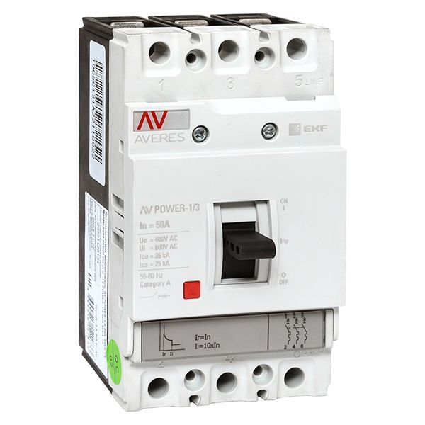Выключатель AV POWER-1/3 50А 35kA TR фото 1