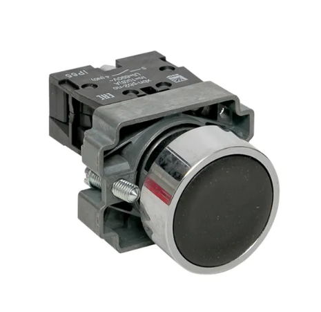 Кнопка BA21 черная NO IP65 EKF фото 1