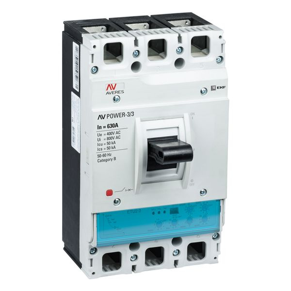 Выключатель AV POWER-3/3 630А 50kA ETU2.2 фото 1
