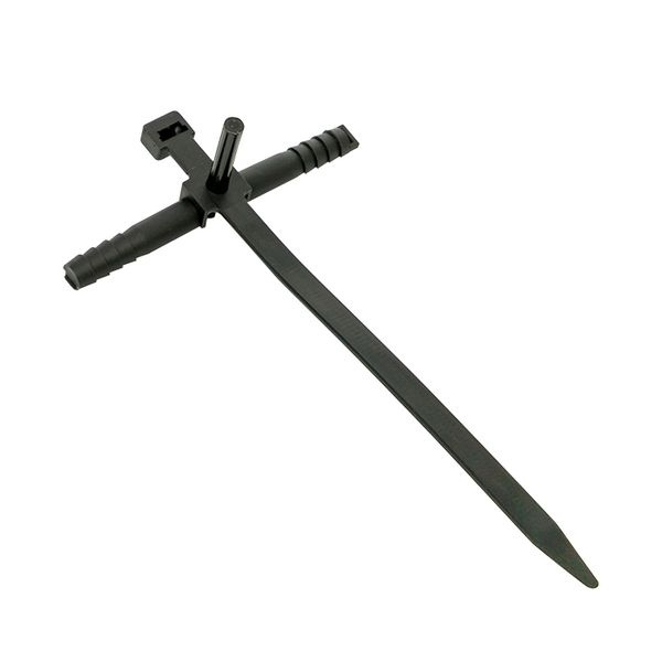 Хомут дюбельный черный (7х150) (50шт.) EKF PROxima фото 1