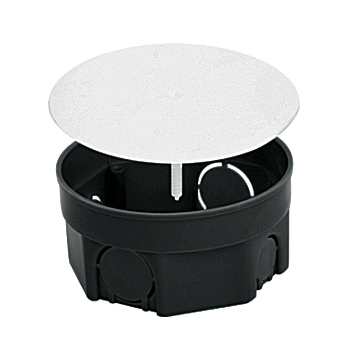 Коробка распаячная с/у для бетона D103х50мм крышка IP20 EKF КМТ-010-005 фото 1