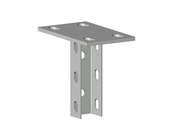 Кронштейн потолочный одинарный 115мм  (2.5мм) EKF фото 1