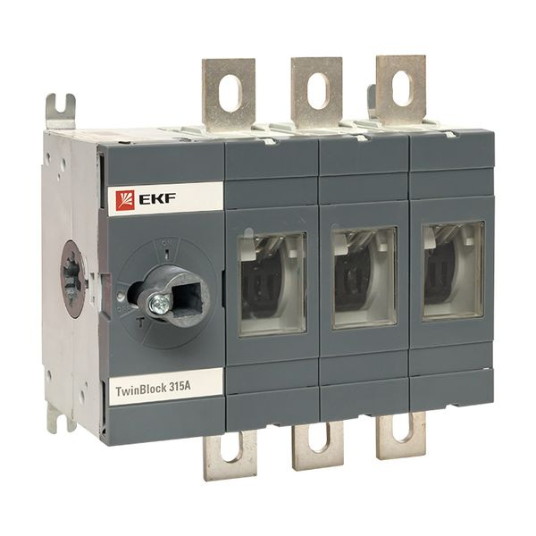 Рубильник 315A 3P без рукоятки управления TwinBlock EKF фото 1