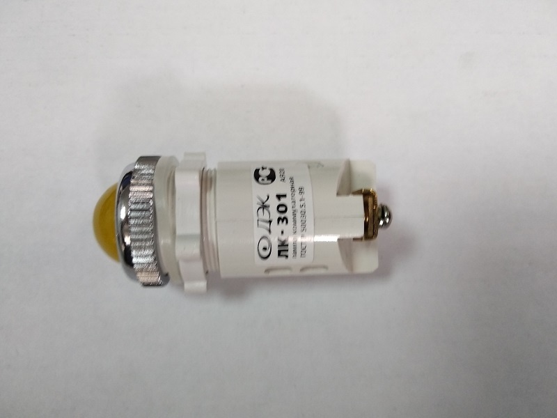 Лампа ЛК-301-5 220В ДЭК желт фото 1