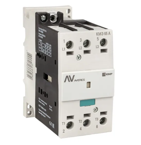 Контактор КМЭ 65А 400В АС EKF AVERES фото 1