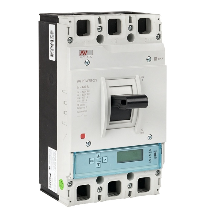 Выключатель AV POWER-3/3 630А 50kA ETU6.0 фото 1