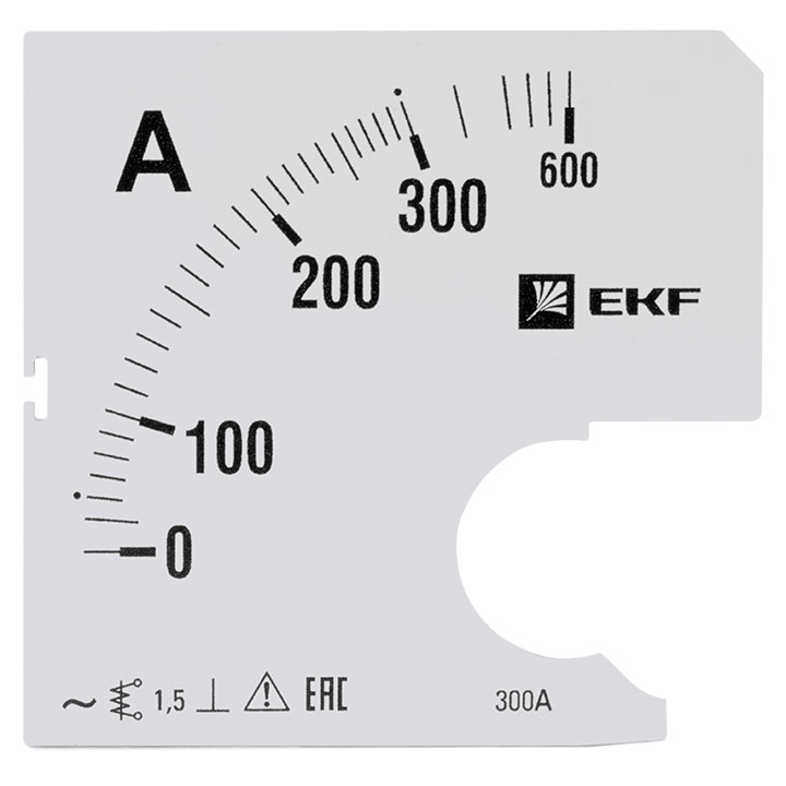 Шкала сменная для A961 300/5А-1,5 EKF PROxima фото 1