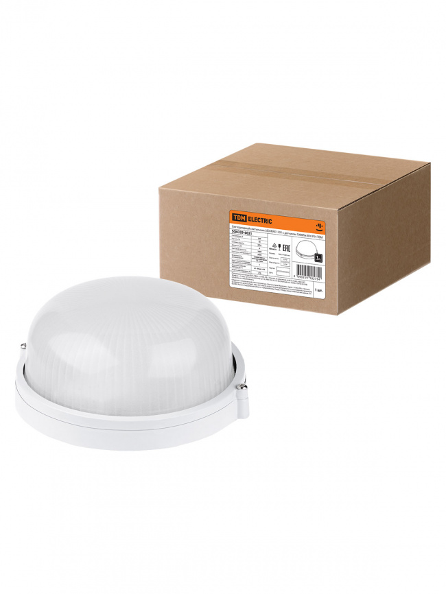 Светильник LED ЖКХ 1301 с датчиком 1000Лм 8Вт IP54 TDM фото 1